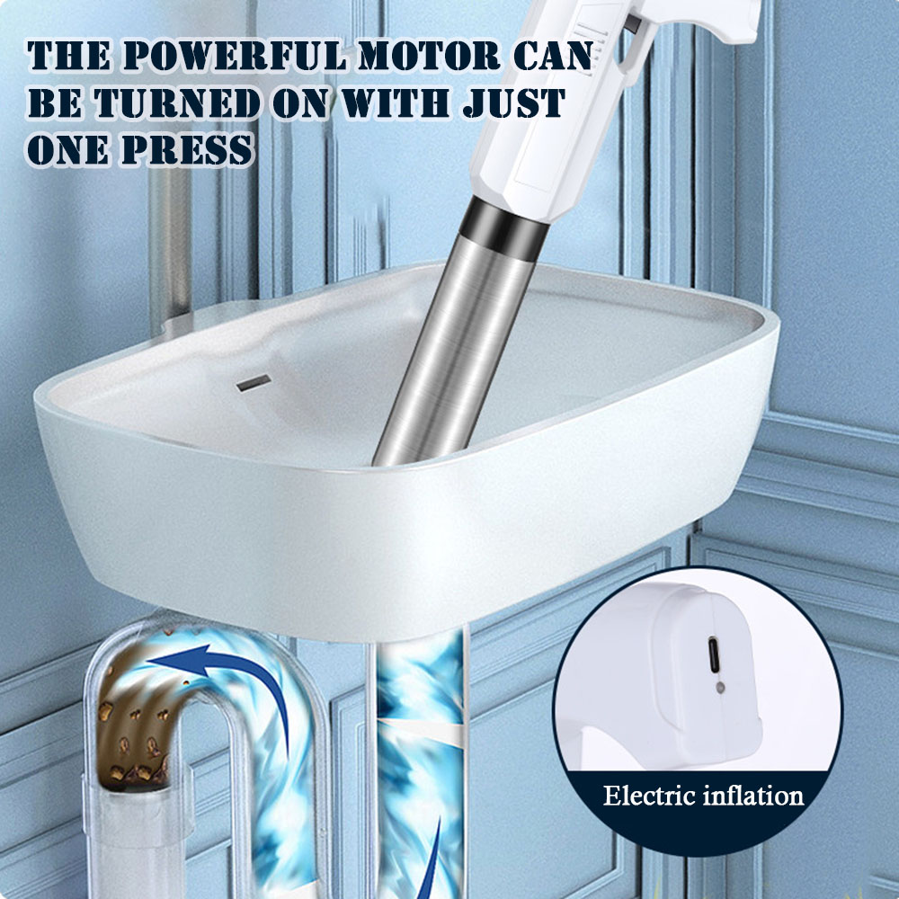 강력한 전기 변기 뚜러뻥 충격파 언블로커, 스플래쉬 방 - Power Tools Pneumatic 리뷰 및 가격