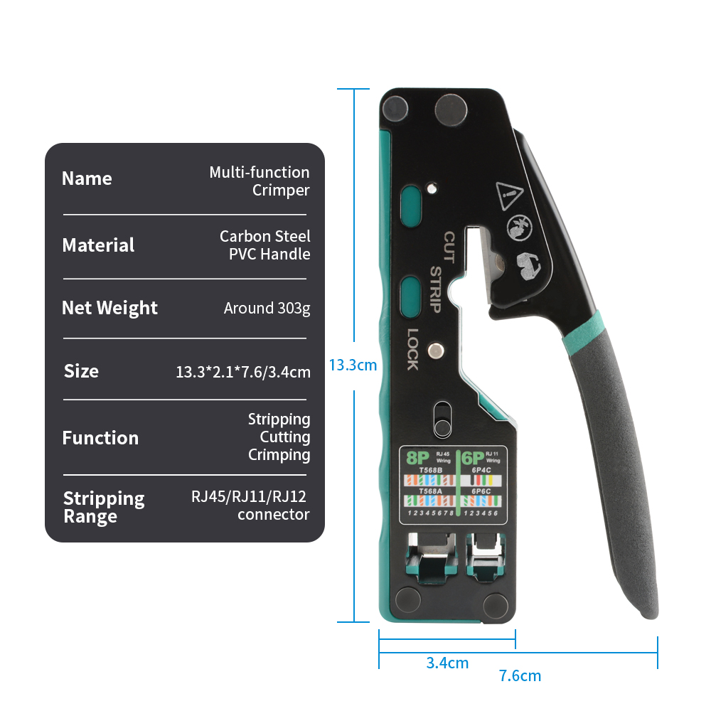 RJ12/11 크림퍼 플라이어 RJ45 크림프 도구 C - Power Tools China 리뷰 및 가격
