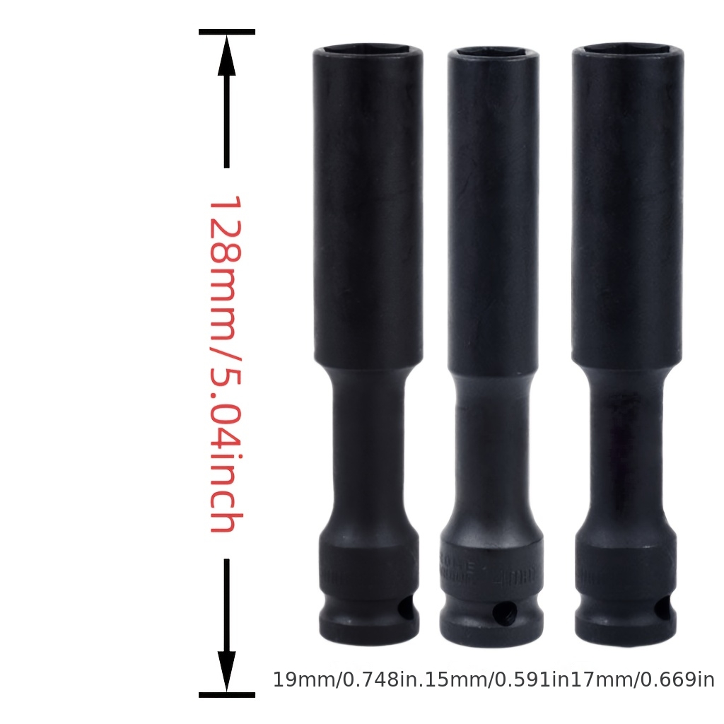 1/3개 1/2인치 확장형 얇은 벽면 임팩트 소켓 세트 - Power Tools Pneumatic 리뷰 및 가격