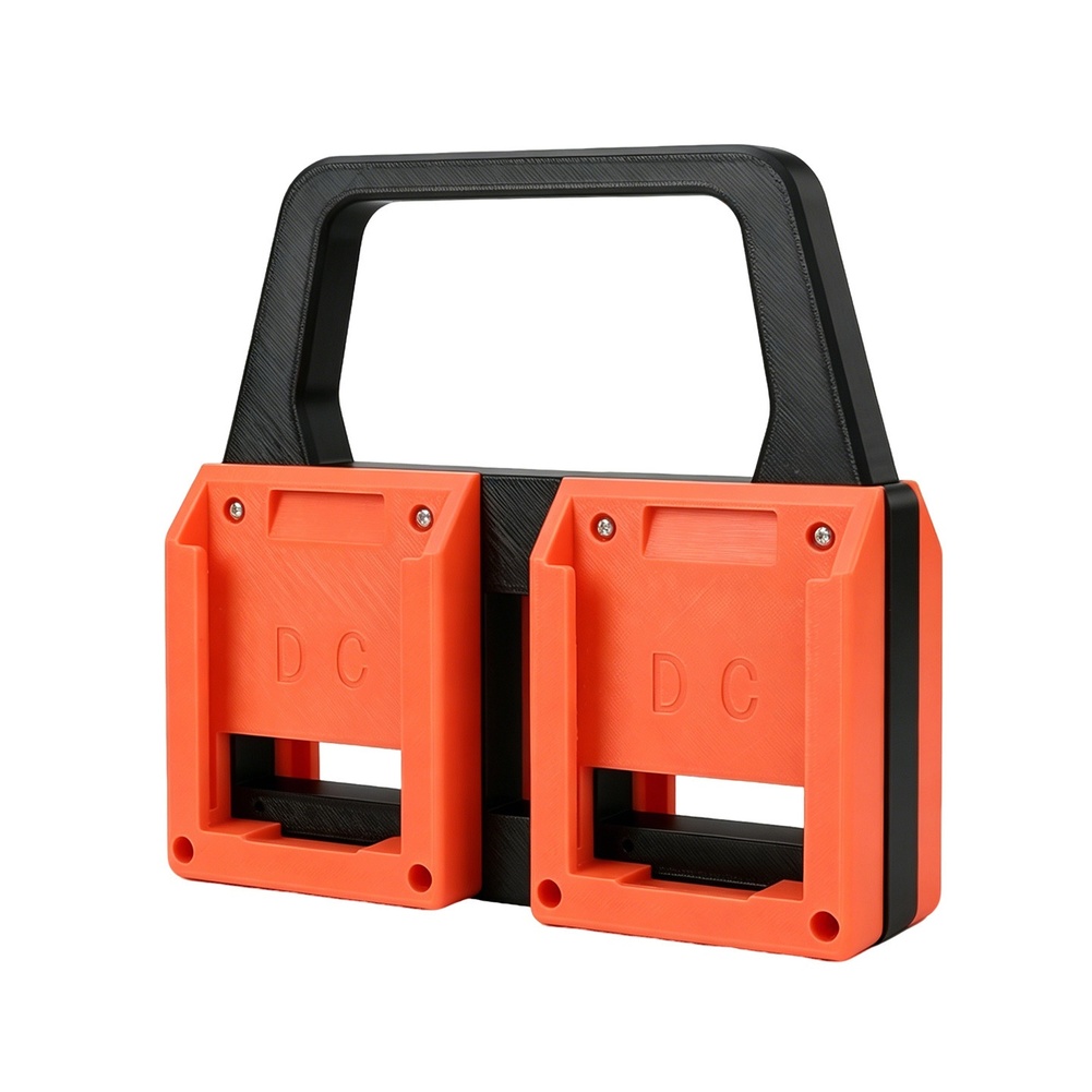 오렌지색 플라스틱 벽걸이형 배터리 홀더 랙 1 2 4  - Power Tools Dongcheng 리뷰 및 가격