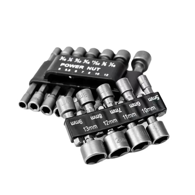 9/14Pcs 세트 소켓 렌치 전원 드릴 비트 너트 드 - Power Tools Pneumatic 리뷰 및 가격