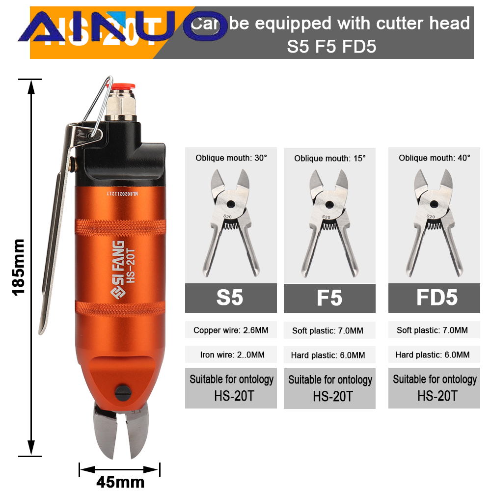 HS-20 공기 전원 가위 금속 가위 가위 구리 와이어 - Power Tools Pneumatic 리뷰 및 가격